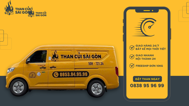 Than Củi Sài Gòn giao hàng 24/7 | Than Củi Sài Gòn