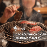 CÁC LỖI THƯỜNG GẶP KHI SỬ DỤNG THAN CỦI