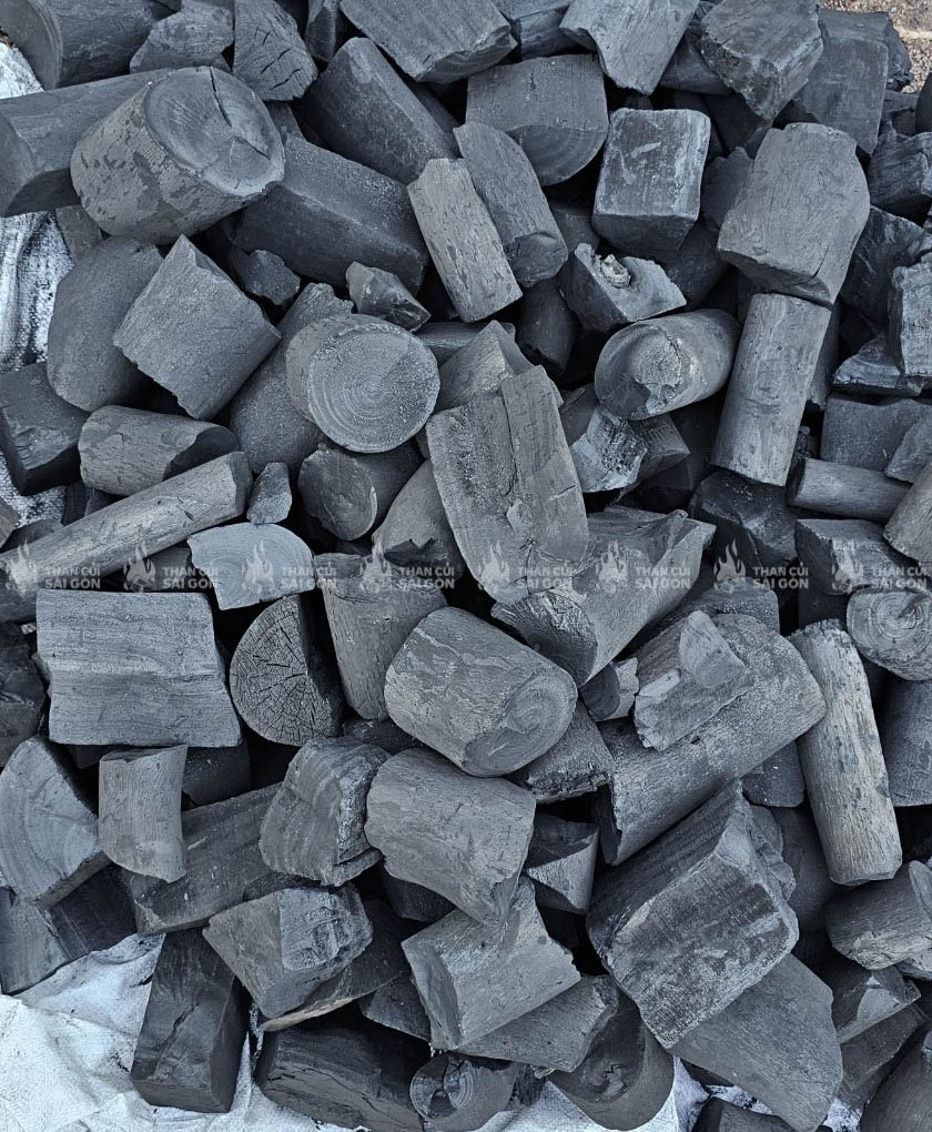 Than xà cừ chất lượng có màu đen nhám tự nhiên