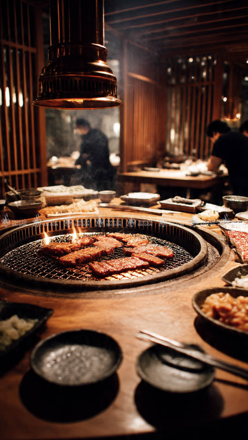 Mô hình bếp nướng Hàn Quốc