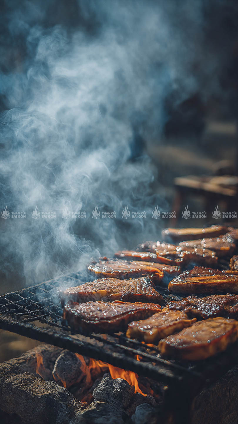 Mô hình bếp nướng có nguy cơ cháy nổ và ngộ độc khói bụi nếu không cẩn thận