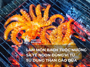 Làm Món Bạch Tuộc Nướng Sa Tế Ngon Đúng Vị Từ Sử Dụng Than Gáo Dừa 